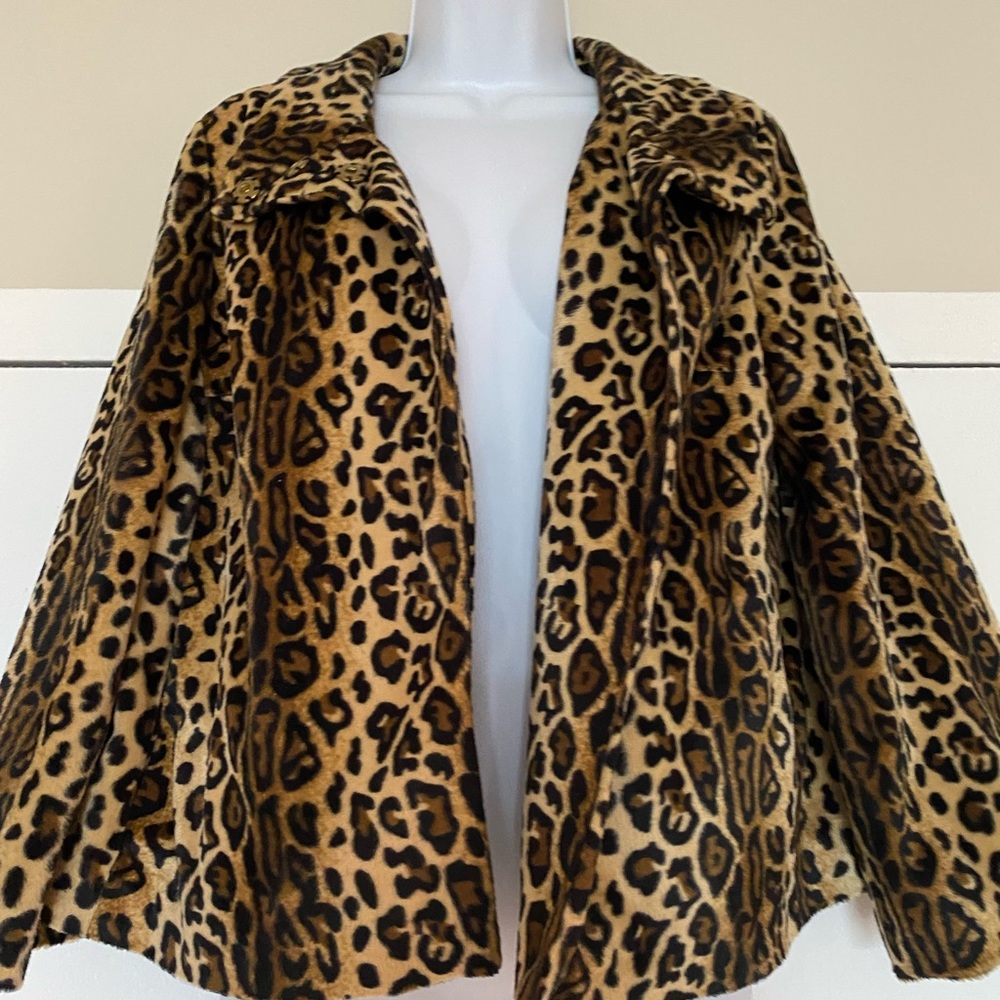 Leopard print jacket